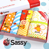 Sassy（サッシー）ギフトタオルDXセット[バブルダックホワイト]