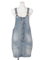 【anap mimpi】DENIMオーバーオール/L.BL