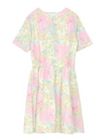 ゆらゆらフラワーワンピース/イエロー