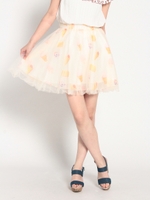 アイスクリームフレアスカート/ブルー