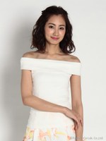 オフショルTOPS/ホワイト