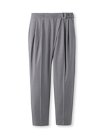 ベルト付テーパードパンツ/ライトグレー(011)