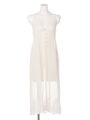 シアーキャミワンピース/WHITE LT