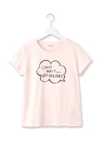 フキダシロゴプリントTシャツ/ホワイト(001)