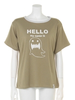 ヘローコビーリバーシブルTシャツ/カーキ