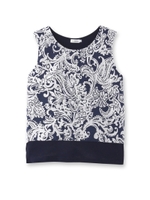 レイヤード風タンクトップ/オフホワイト(103)