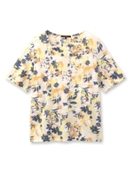 ロイヤルフラワー柄プルオーバー/ブルー(192)