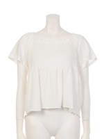 【mystic】シャーリングT/NVY