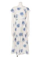 【mystic】ビックフラワーオールインワン/グレー