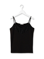 アイスリーレースVネックキャミソール/ホワイト系(002)