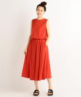 ブラウジングマキシ丈ワンピース