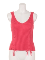 スピンドルニットタンク/オフホワイト