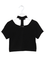 チョーカーTシャツ/ホワイト