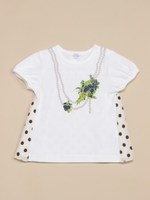 パフスリーブチュニック/ホワイト