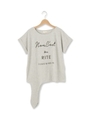 マルチボーダーTシャツプルオーバファブリック/レッド(362)