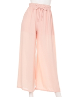 【ANAP】シフォンワイドパンツ/WH