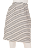 【mystic】ボーダースカート/ブルー