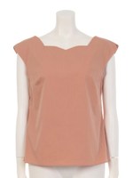 スカラブラウス/ホワイト