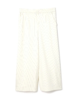 ステファニーストライプガウチョパンツ/ホワイト(031)