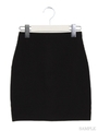 スピンドルタイトスカート/ブラック