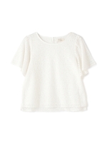 ボックスレースブラウス/ホワイト(030)