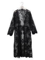 レースガウン/ブラック