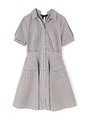 BOW BACK SHIRT DRESS/ブラック(010)