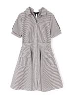 BOW BACK SHIRT DRESS/ブラック(010)
