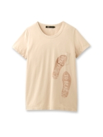 SANTA MONICAロゴTシャツ/サンドベージュ(053)