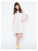 SWEAT GIRLY DRESS/WHITE