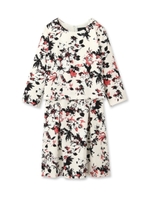 [L]2ピース風花柄ワンピース/アイボリー(104)