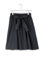 ウエストリボン平ダンプスカート/レッド(062)