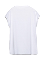 オーガニックコットンハイネックTシャツ/WHT