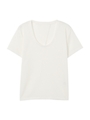 バックスリットTOP/WHITE