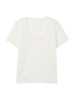 バックスリットTOP/WHITE
