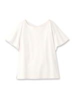 フレア袖スムースカットソー/ライトグレー(011)