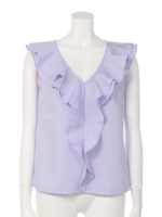 ラッセルフリルTOP/L/PUR