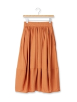 レーヨン混ギャザースカート/ベージュ系(054)