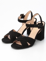 レザーサンダル/L/カーキ