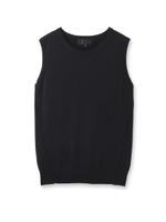 切り替えノースリーブニット/ブラック(019)