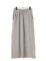 裏毛マキシスカート/カーキ