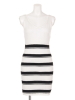 ランダムリブニットタンクOP/オレンジ