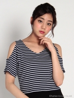 リブ肩開きプルオーバー/コイアオ