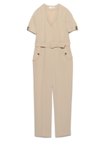 半袖オールインワン/NVY