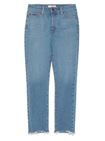 カットオフスキニーデニムパンツ/BLU