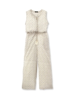 小紋柄オールインワン/ホワイト(001)