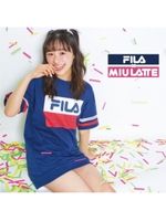 FILA×MIU×ピンクラテ コラボスエットワンピ/グレー(012)