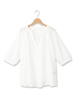 ペザントブラウス/ブラック(119)