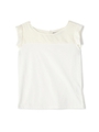 《BLANCHIC》ドッキングＴシャツ/ホワイト(031)