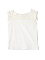 《BLANCHIC》ドッキングＴシャツ/ホワイト(031)